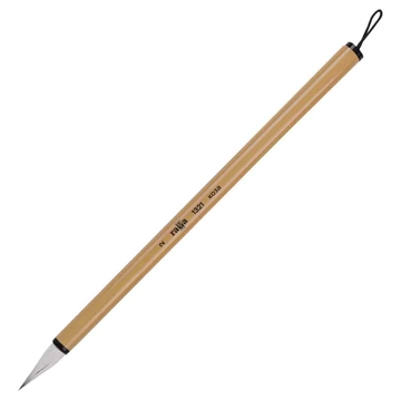 Кисть художественная для каллиграфии №2 коза бамбуковая ручка (Гамма)