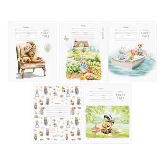 Тетрадь 12 листов ф.А5 клетка  Fairy tale  (BG)