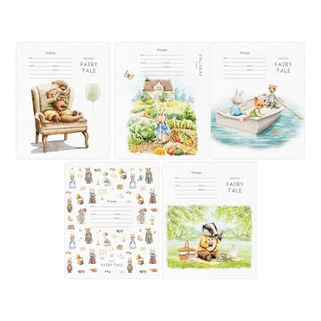 Тетрадь 12 листов ф.А5 клетка  Fairy tale  (BG)
