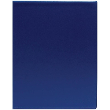 Тетрадь на кольцах А5 80л. Синий ПВХ обложка (Спейс)