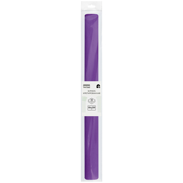 Бумага крепированная рулон 250*50см фиолетовая (Три Совы)