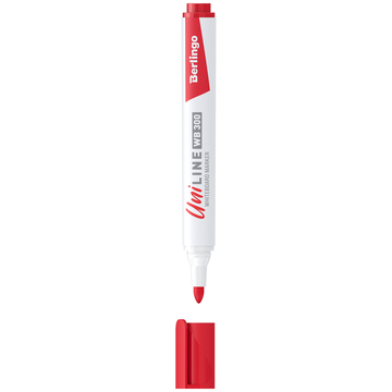 Маркер Berlingo Uniline WB300 для маркерной доски цвет красный толщина линии 3мм 