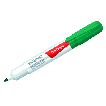 Маркер Berlingo для маркерной доски цвет зеленый толщина линии 2мм 