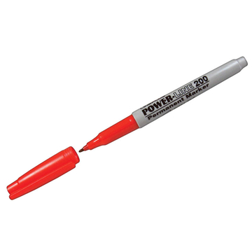 Маркер POWER-LINE 200 перманентный цвет красный толщина линии 1мм