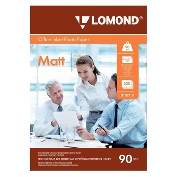 Фотобумага "Lomond" 90г/м2 А4 500л матовая односторонняя цена за 1 лист 