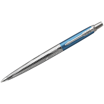 Ручка шариковая Parker Jotter Special Edition Modern Blue CT цвет корпуса голубой хром