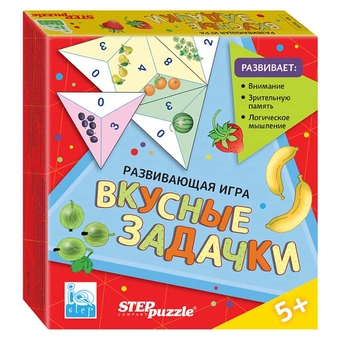 Игра настольная "Вкусные задачки. Тримино" (Step Pazzle )
