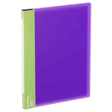 Папка 10 вкладышей ф.А4 цвет фиолетовый Envy (Berlingo)