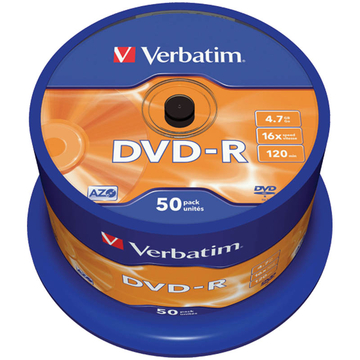 Диск Verbatim DVD-R 16X 4.7Gb 