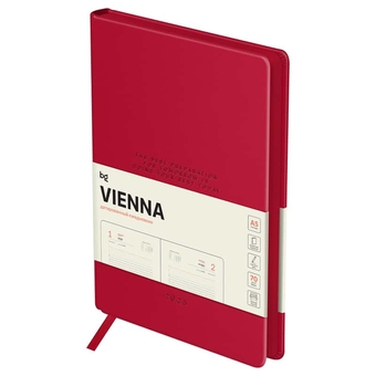 Ежедневник датированный 2025г ф.A5  кожзам "Vienna. Fuchsia" фуксия (BG)