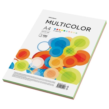 Бумага Office Space Multicolor 10цв. 100листов ф.А4 80 г/м2