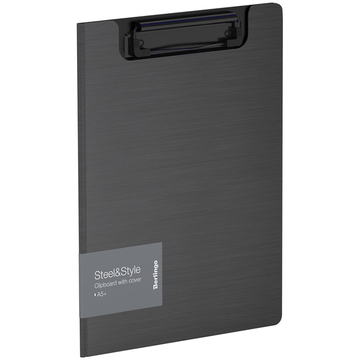 Папка-планшет ф.А5 Steel&Style пластик цвет черный (Berlingo)