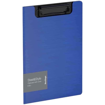 Папка-планшет ф.А5 Steel&Style пластик цвет синий (Berlingo)