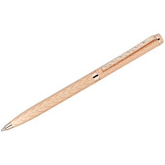 Ручка шариковая Delucci  в футляре цвет корпуса золотистый