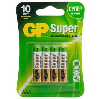 Элемент питания LR03 GP Super 1,5V АА 