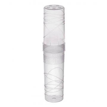 Пенал-тубус пластмассовый прозрачный Crystal (Стамм)
