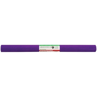 Бумага крепированная рулон 250*50см фиолетовая(Greenwich)