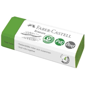 Ластик Faber-Castell "Dust-Free" прямоугольный зеленый