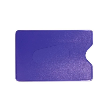Обложка-карман для карт и пропусков ПВХ синий 64*96мм (ДПС)