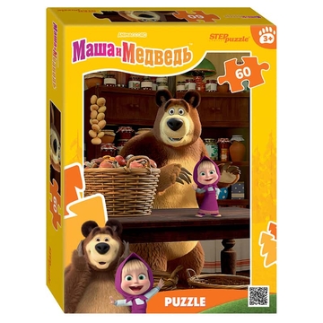 Пазл 60 деталей "Маша и Медведь. Лесные истории" (Step Puzzle)    