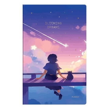Планинг недатированный 32л. 135*210мм на скобе Blooming dreams (Meshu)