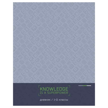 Дневник для 1-11 классов "Знание - сила" мягкая обложка (Art Space)