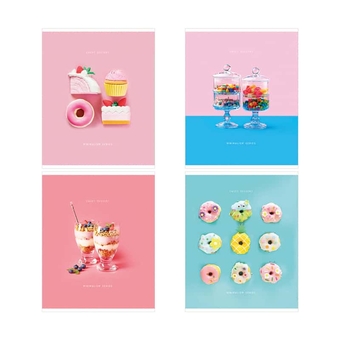Тетрадь 48л. А5 клетка спираль Стиль. Sweet taste (ArtSpace)