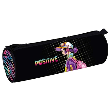 Пенал мягкий полиэстер на молнии 210*80мм "Stay positive" (Art Space)
