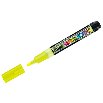 Маркер меловой Black Board Marker желтый толщина линии 3мм  (MunHwa)
