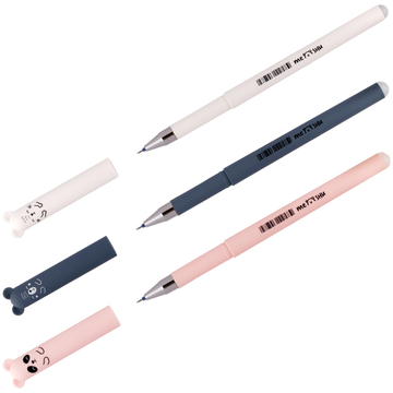 Ручка стираемая гелевая Cutes синий 0,5мм (MESHU)