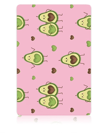 Обложка-карман для карт и пропусков Avocado in love ПВХ  65*95мм (Алеф)