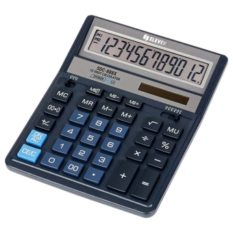 Калькулятор 12 разр. 158*203мм  SDC-888X-BL (Eleven)