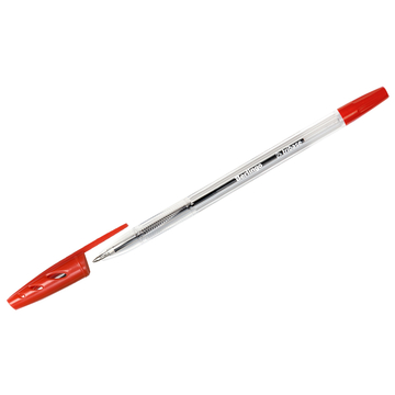 Ручка шар. Berlingo Tribase красный 1,0мм