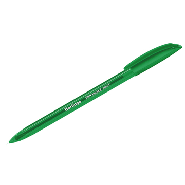 Ручка шар. Berlingo Triangle 100T зеленый 0,7мм