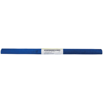 Бумага крепированная рулон 100*50см металлик синяя (ArtSpace)