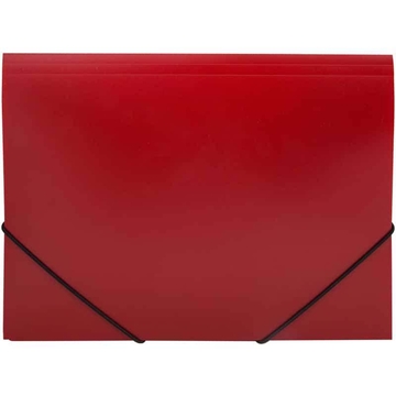 Папка на резинке ф.А4 цвет красный (OfficeSpace)
