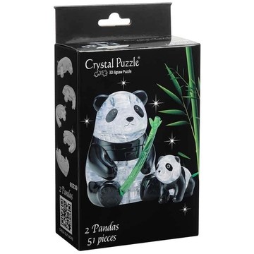 Пазл 3D "Две панды" (Crystal puzzle)