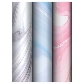 Бумага упаковочная Marble 70*100см 1 лист 80г/м2 (Meshu)