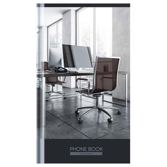 Телефонная книга 80л ф.А5 тв. переплет Офис. Open space (OfficeSpace)