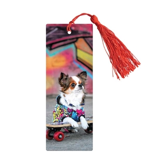 Закладка для книг 3D с линейкой Funny dog 150*55мм (Art Space)