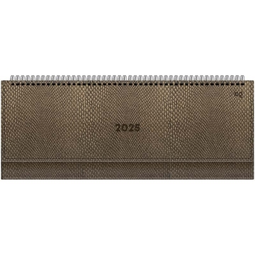 Планинг датированный 2025г 64л 330*130мм кожзам Python Dark khaki (BG)