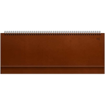 Планинг недатированный 56л. 330*130мм кожзам Winner Brown коричневый (Berlingo)