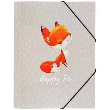 Папка на резинке ф.А4 Happy Fox (Meshu)