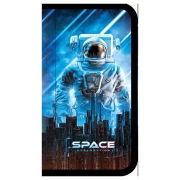 Пенал 1 отделение без наполнения 190*90 мм "Spaceman" ламинированный картон (Art Space)