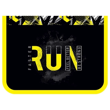 Пенал 1 отделение без наполнения 200*130 мм "Run" ламинированный картон (Art Space)