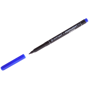 Маркер Centropen 2536 перманентный цвет синий толщина линии 1мм