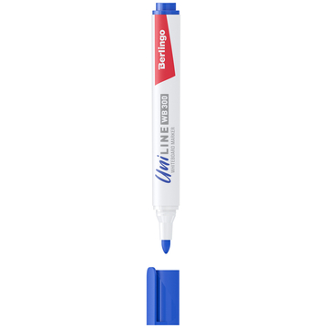 Маркер Berlingo Uniline WB300 для маркерной доски цвет синий толщина линии 3мм 