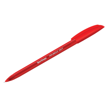 Ручка шар. Berlingo Triangle 100T красный 0,7мм