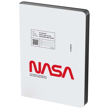 Ежедневник недатир. ф.А5 кожзам "Ad Astra" белый черный срез 272с (Office Space)