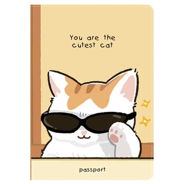 Обложка для паспорта "Cutest Cat" ПВХ (MESHU)   
